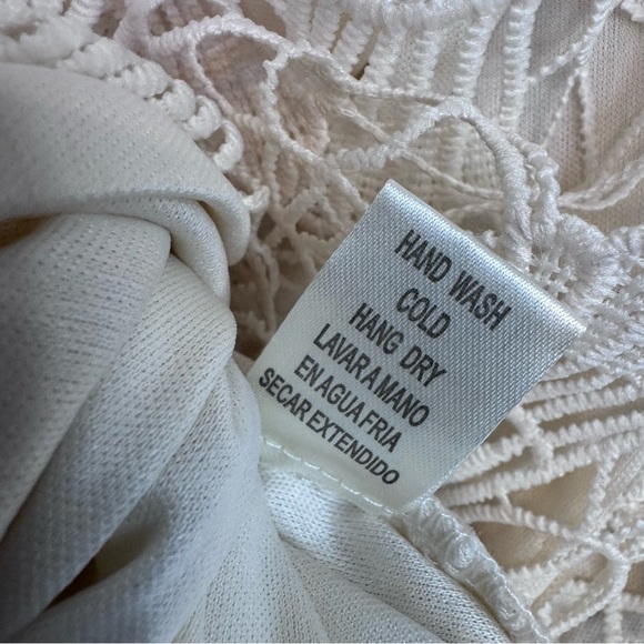 Poetry, Cream Lace, Off-Shoulder, Crop Top, Medium - Picture 4 of 10